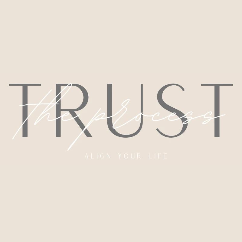 Trust the process. Align your life. Geschenkidee