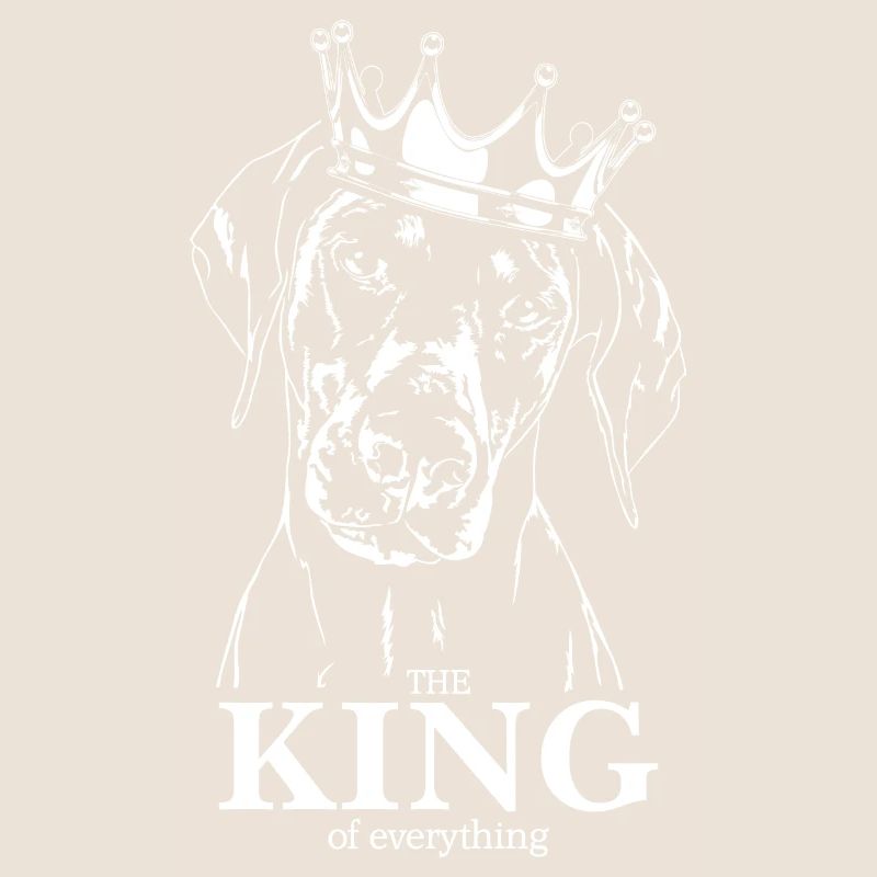 Dobermann King of everything Hundespruch Wilsigns