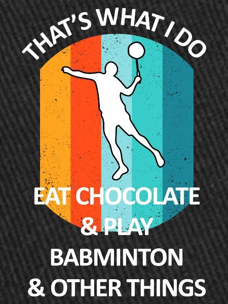 Badminton Badminton Badminton Player Chocolat