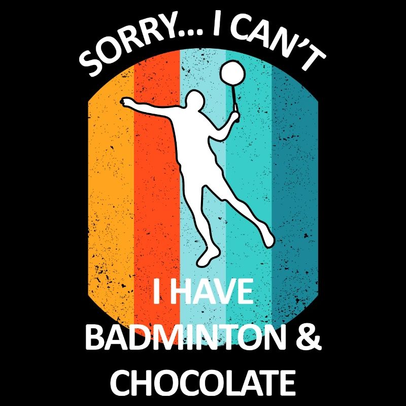 Badminton Badminton Badminton Player Chocolate