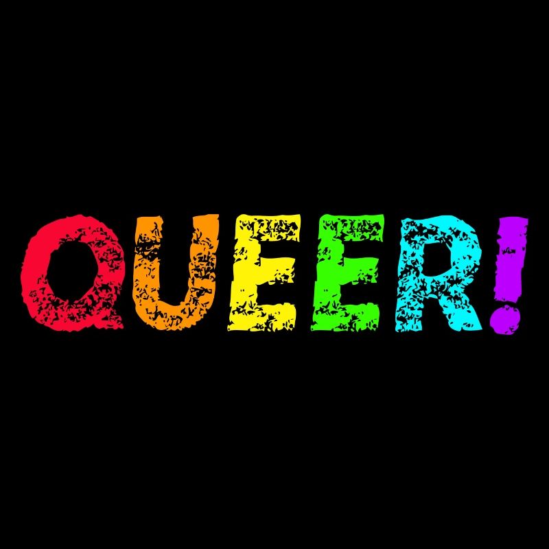 Queer! Gift Idea Rainbow LGBTQ+ Pride Month