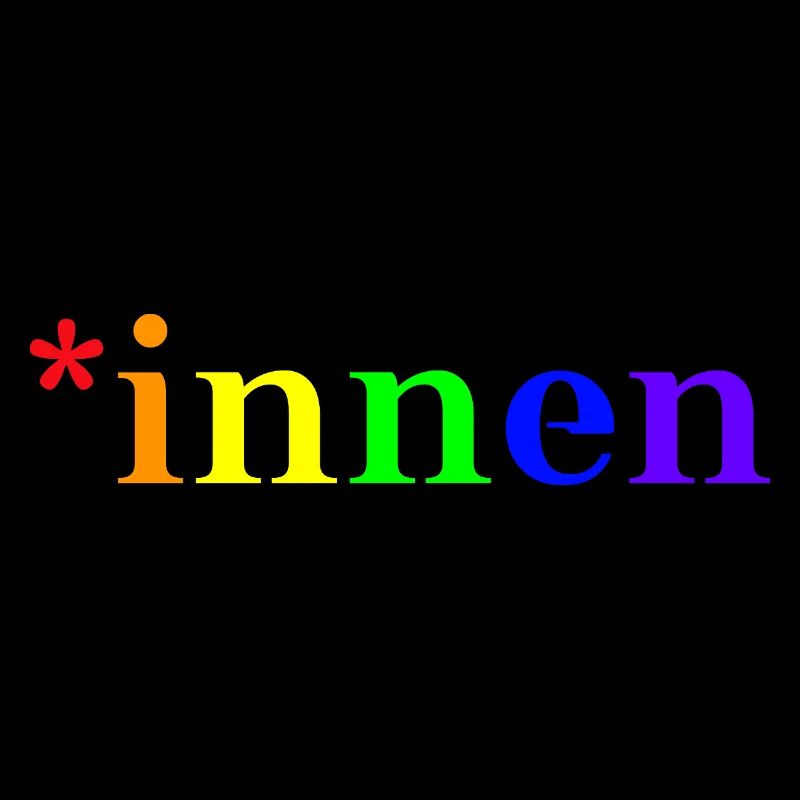 Gift Idea Gendering Rainbow Colors queer