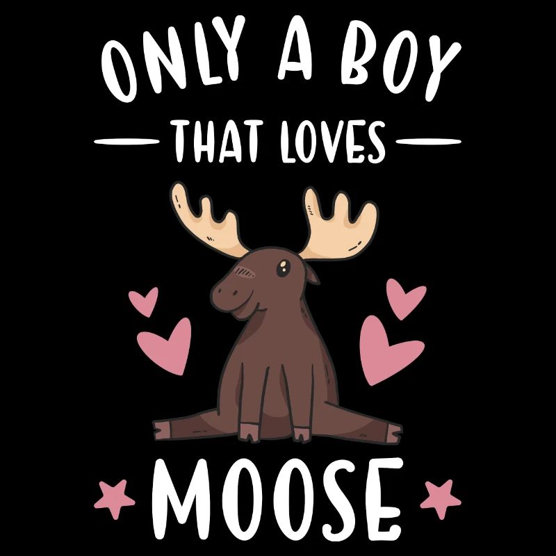 Elk seulement un garçon qui aime l'orignal