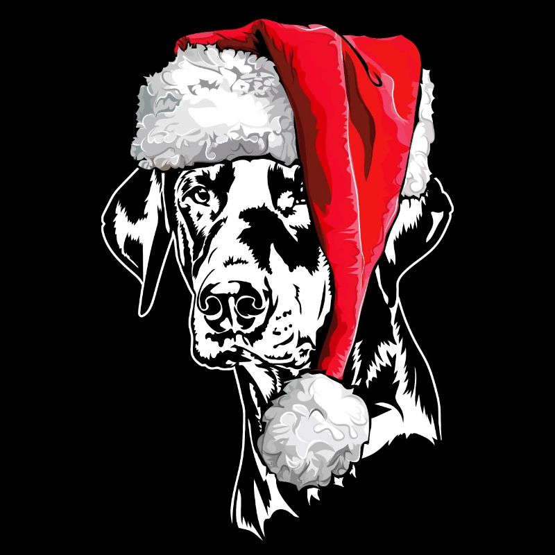 Santa Doberman Christmas Dogs Wilsigns