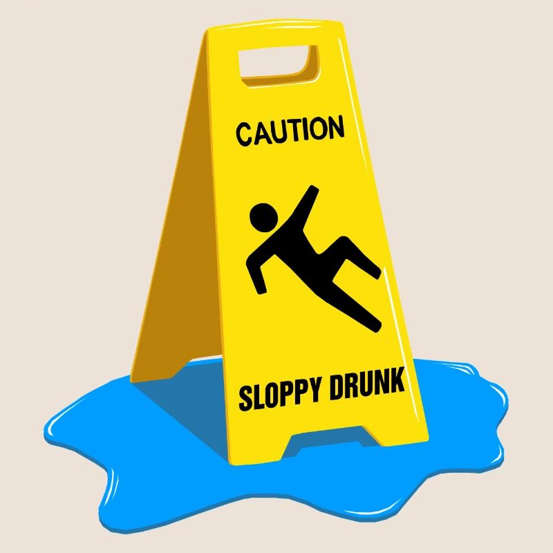 Caution Sloppy Drunk