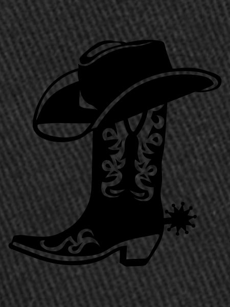 cowboy boot hat logo