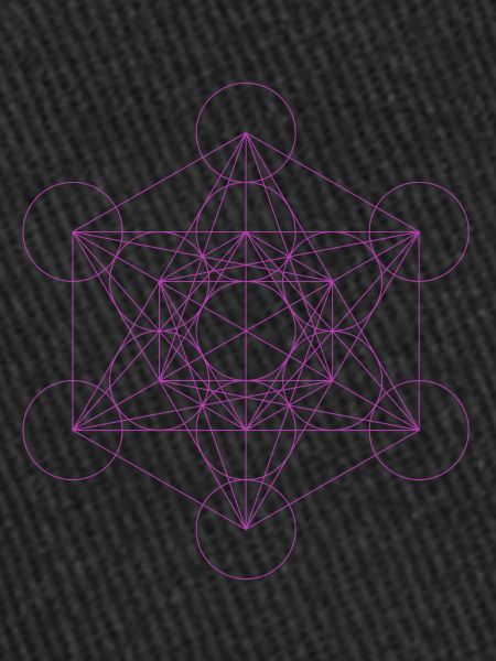 Metatrons Cube magenta