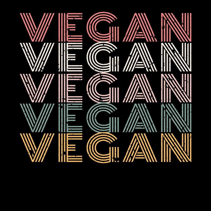 Vegan Grid Gradient Pattern