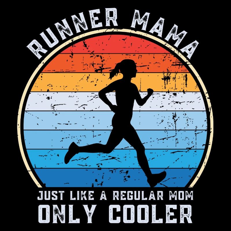Runner Mama Funny Marathon Running Mother's day