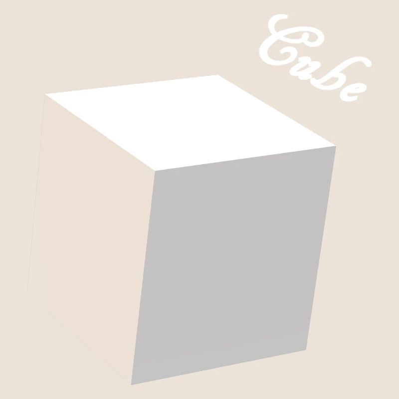 Cube 3D weiß