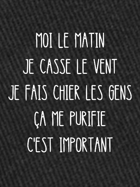 moi le matin