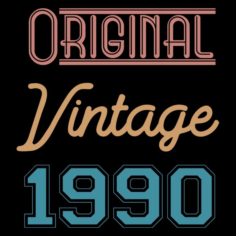 1990 - vintage original - retro