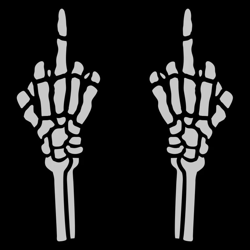 Geste 2 Hände Mittelfinger