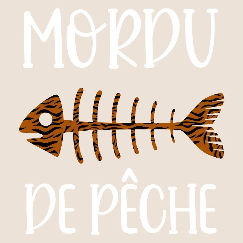 mordu de pêche