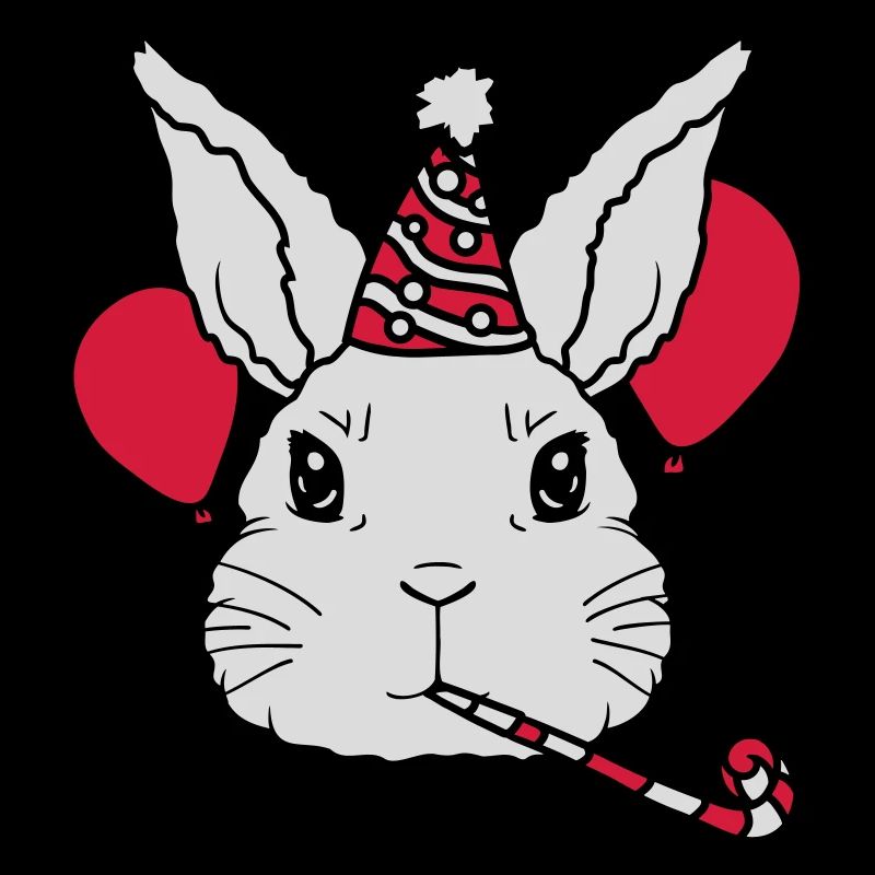 Anniversaire Enfant Lapin Tröte Party Hat