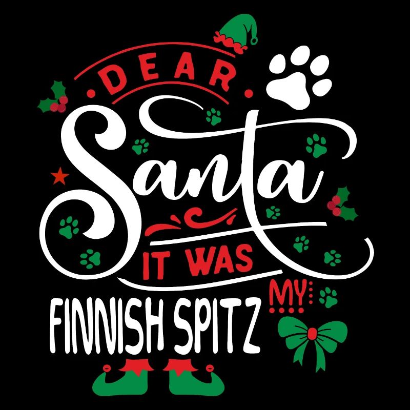 Hund Weihnachten Hunderasse Finischer Spitz