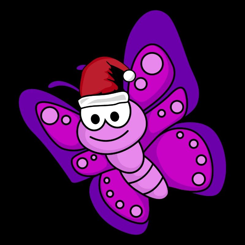 Butterfly Comic Christmas