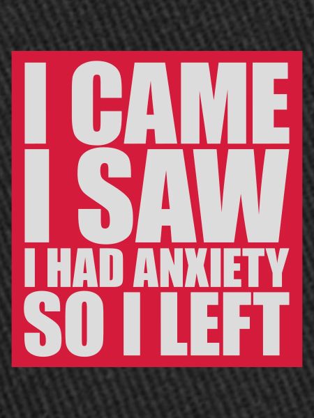 J’avais de l’anxiété en disant