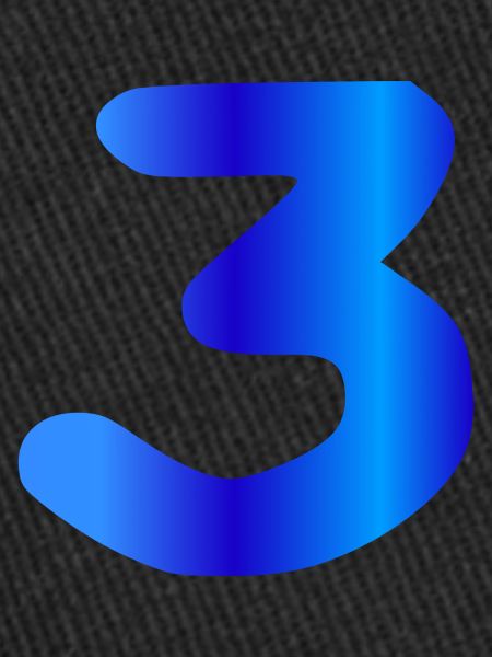 3 ans anniversaire bleu