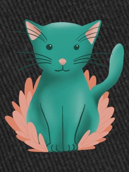 Chat chaton mignon et nature