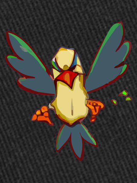 Lik the grumpy bird