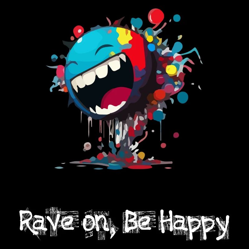 Rave on be happy