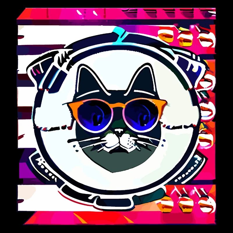 Funny Summer Cat logo
