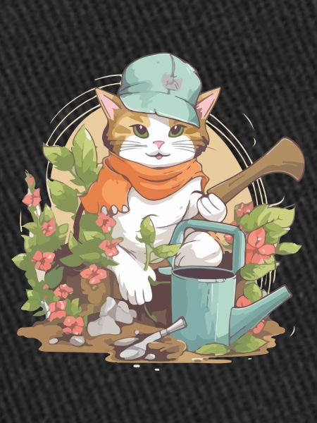 Kido le chat jardinier