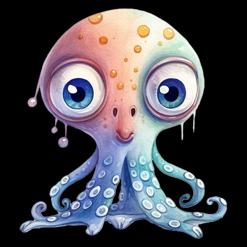Octopus Illustration Kids
