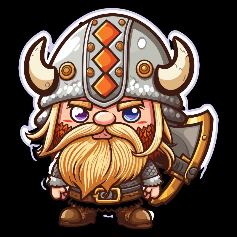 Knut, der Unbezwingbare: Cartoon-Wikinger Knut