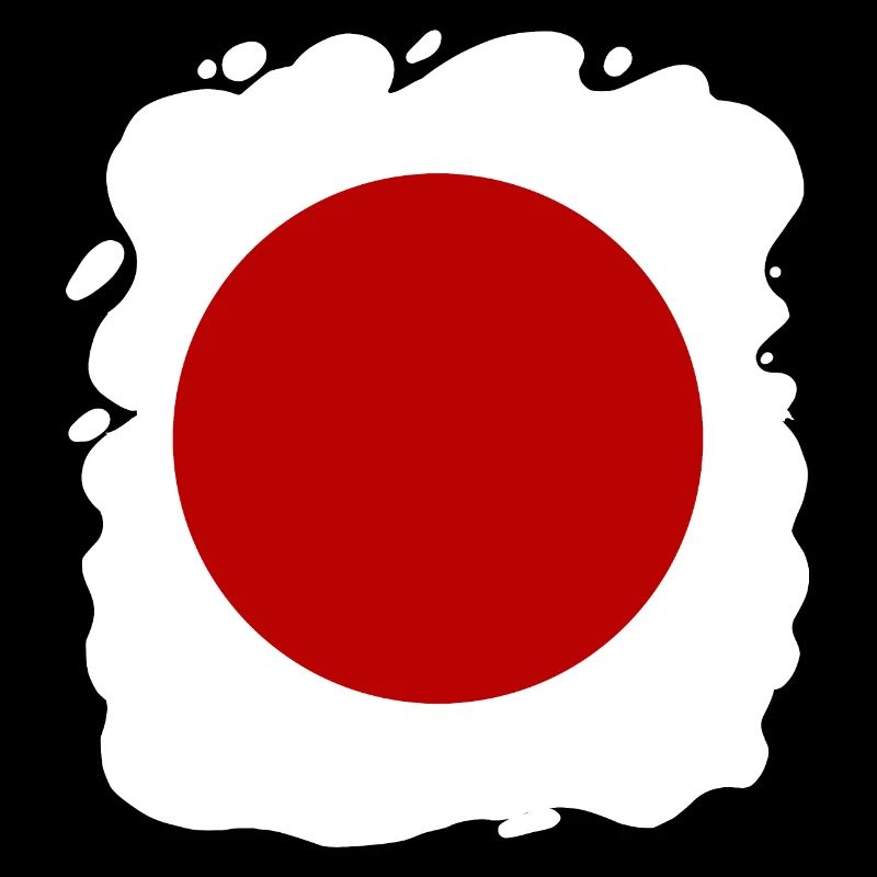Drapeau du Japon Look Usé Nihon Drapeau Japonais