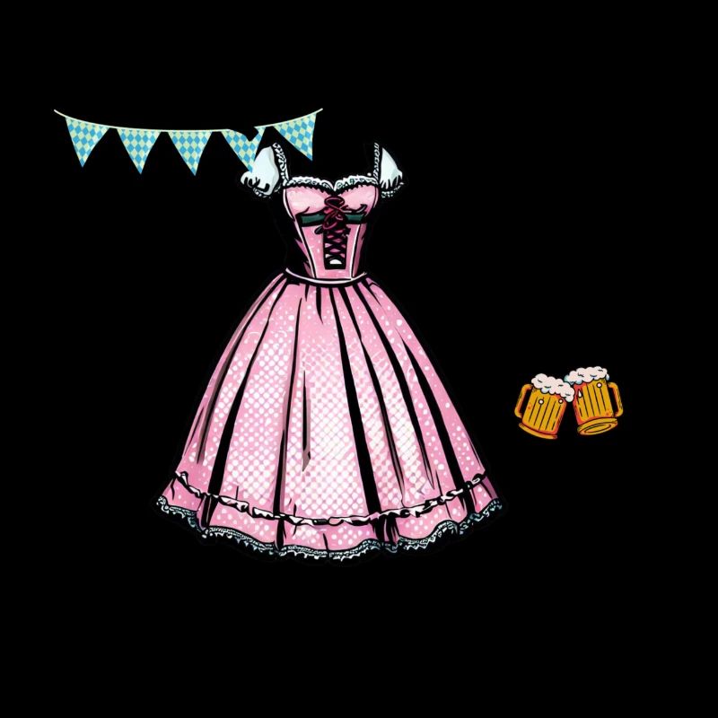 Dirndl versessen, saufen geht trotzdem!