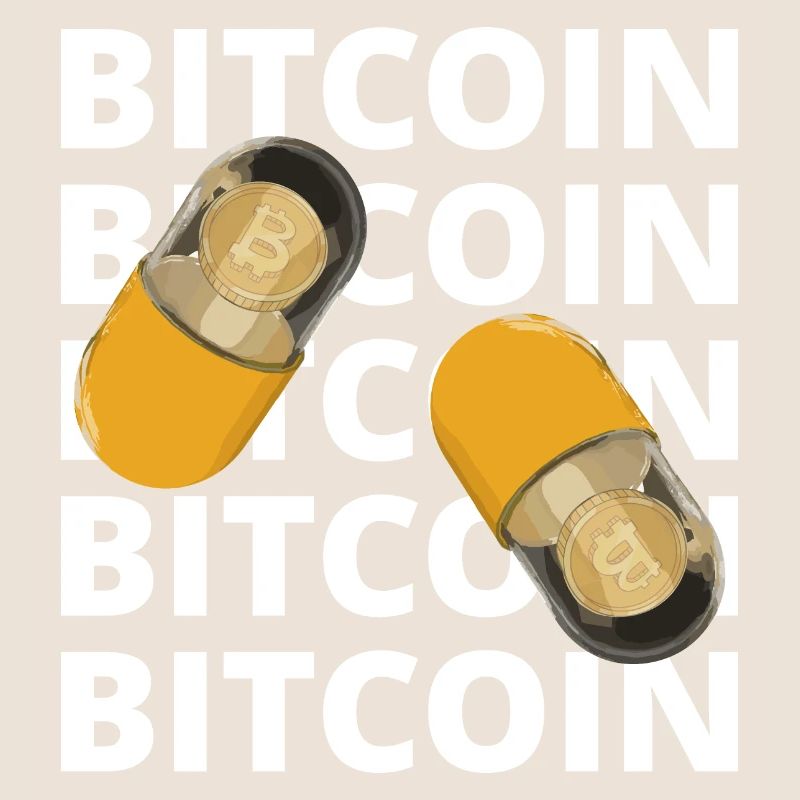 Bitcoin BTC Crypto Blockchain Coin d’échange de pièces