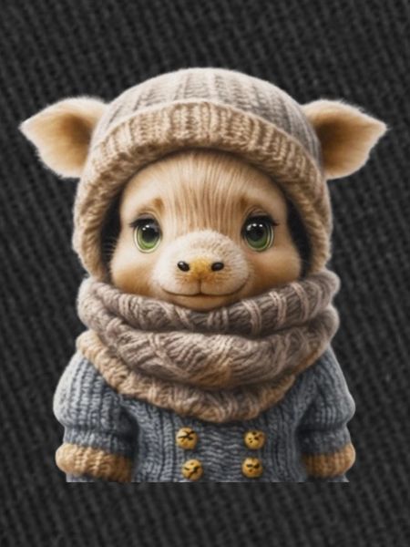 Animal d’hiver mignon