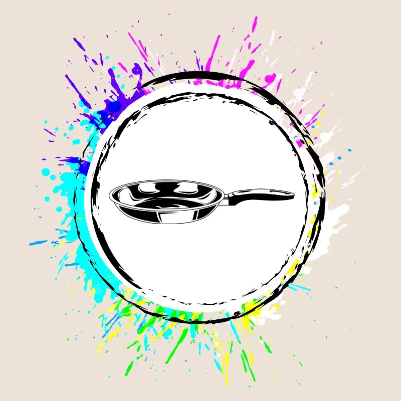Casserole Logo Coloré Cuisson