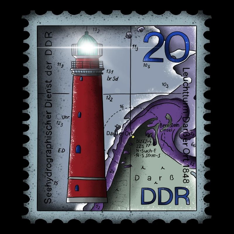 Lighthouse Stamp