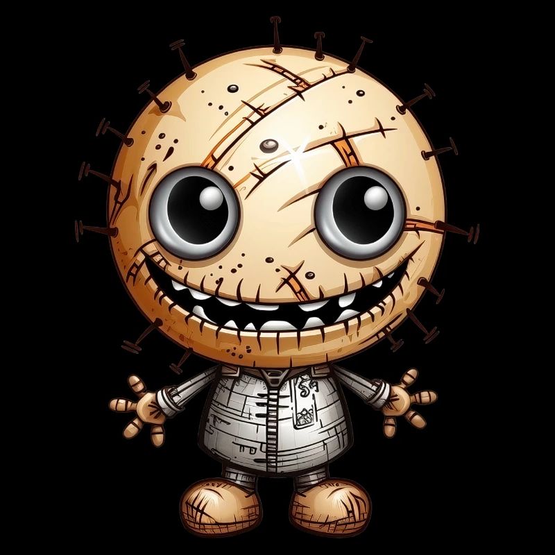 Conception unique de poupée vaudou pour la mode de la ville