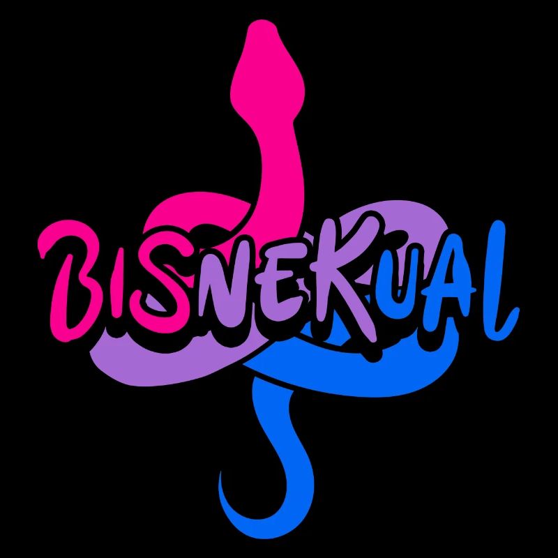 Bisnekual Snake Bisexual Lgbt Rainbow Bi Pride