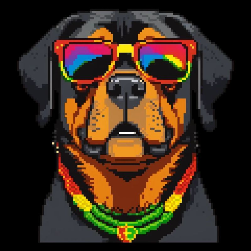 Chien rastafari