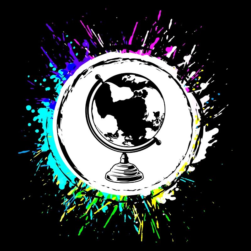 Voyage de symbole de globe