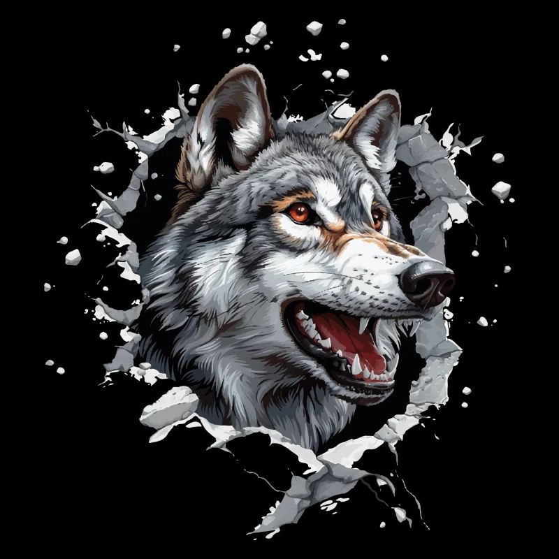 Drôle de chien-loup
