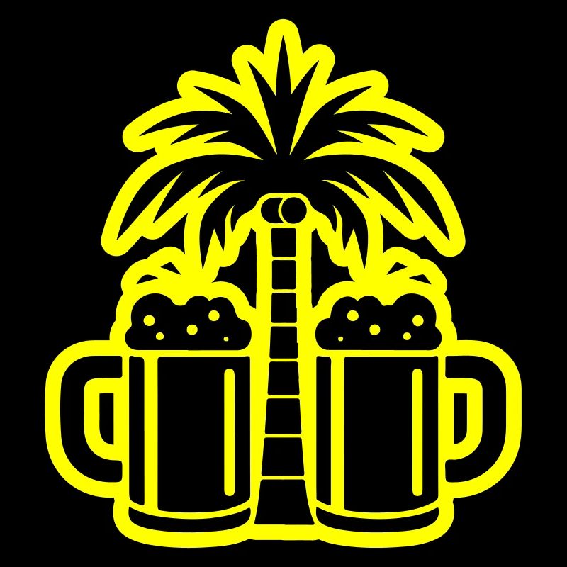 Beer Palm Trees Beach