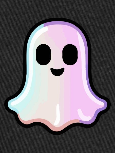 Symbole fantôme d’Halloween mignon