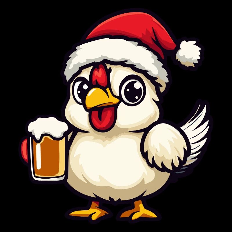 Chicken Christmas Beer