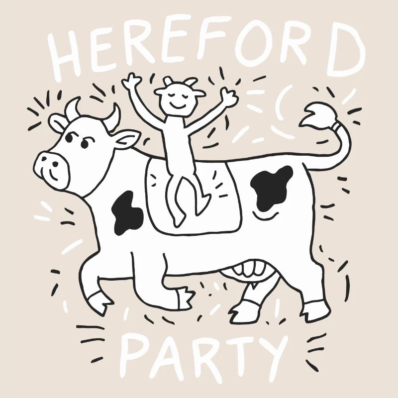 Cow Party with Herefords