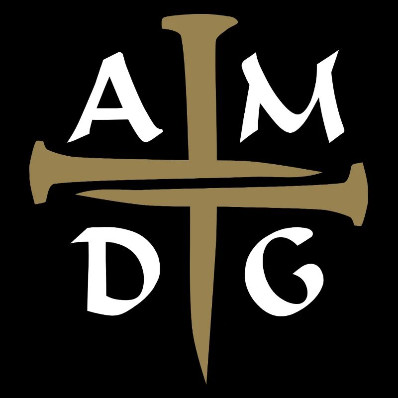 Three Nails Cross AMDG
