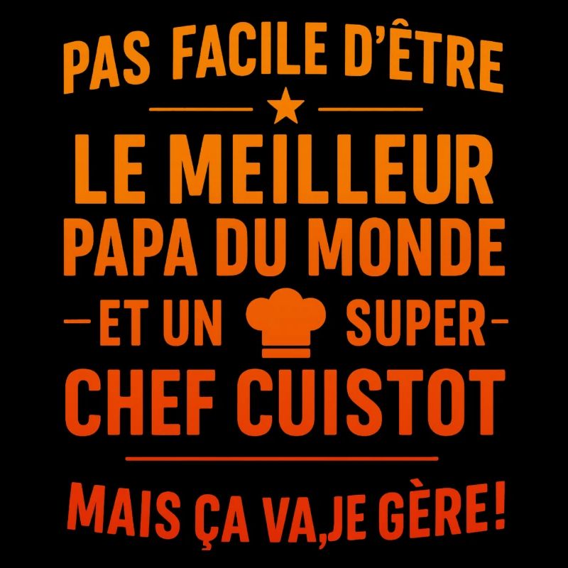 Super Papa Cuisinier Chef de cuisine idée cadeau