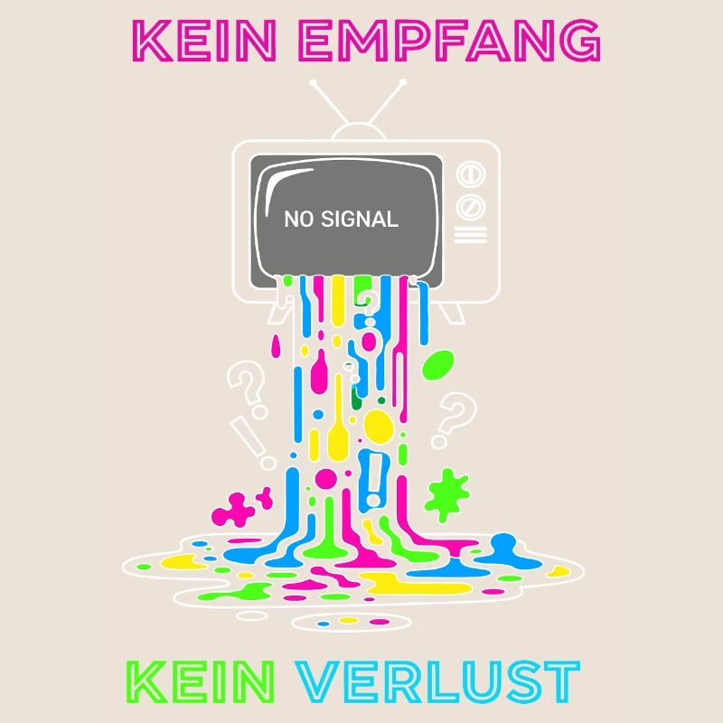 Télévision allemande - Pas de réception, pas de perte