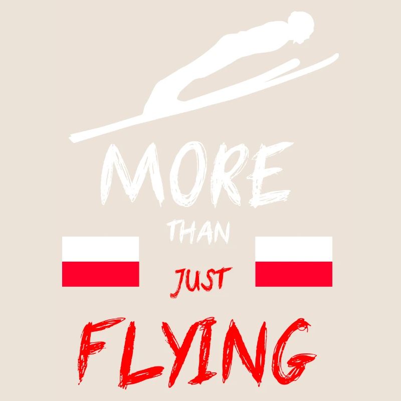 Ski jumping ski flying birthday gift saying
