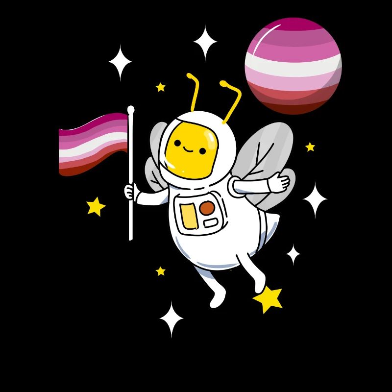 Abeille dans l’espace Lesbian Pride
